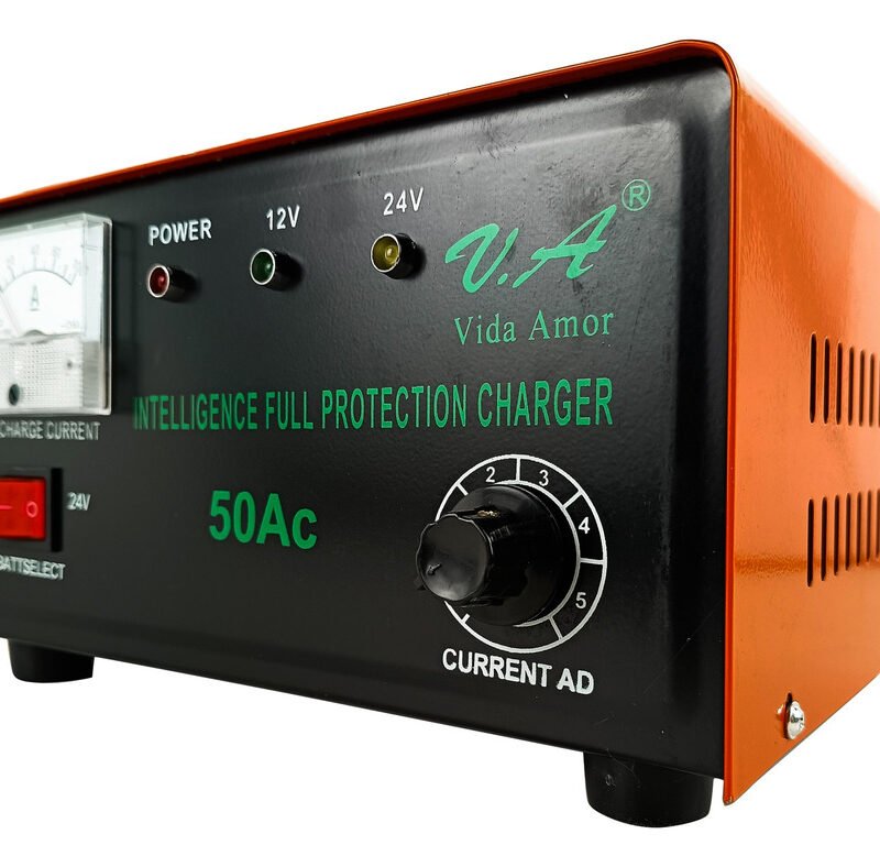 Cargador De Batería Auto Moto Camioneta 50a 12v O 24v