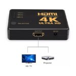 Switch Hdmi 3 Puertos 1080p Uhd 4k Con Control Remoto - Imagen 6