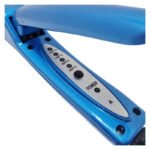 Planchita Profesional Plancha De Pelo Tipo Tijera Azul - Imagen 6