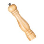 Pimentero Pimentero Grande Sólido 35 Cm Madera Molinillo Color Marrón Claro