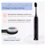 Cepillo Dientes Limpiador Dental Eléctrico Removedor Sarro Rosa - Imagen 6