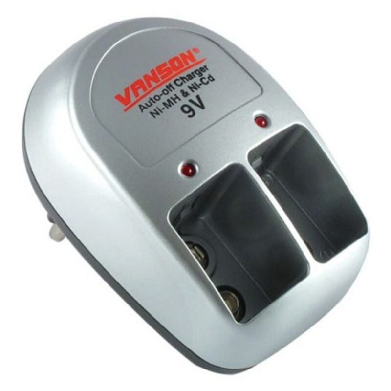 Cargador Pila Batería 9v Doble Puerto De Carga