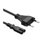 Cable Alimentación Macho Hembra 220v 1,5m Interlock 8 Negro