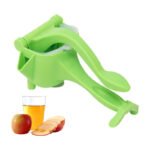 Exprimidor Manual Práctico Naranja Jugo Frutas Extractor Verde Claro