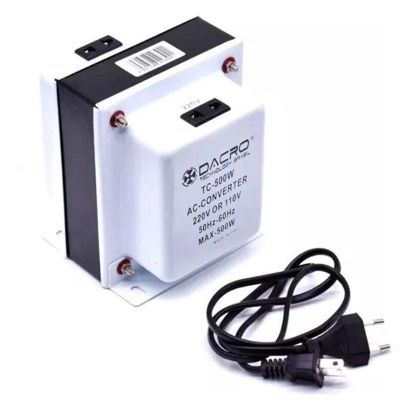 Transformador 220 A 110v Hasta 500w Con Llave Selectora