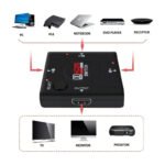 Adaptador Divisor Switch Hdmi Hub Full Hd, 3 Puertos Y 1 Salida - Imagen 3