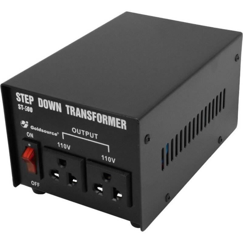 Transformador 220v A 110v 500w 2 Enchufes Goldsource St