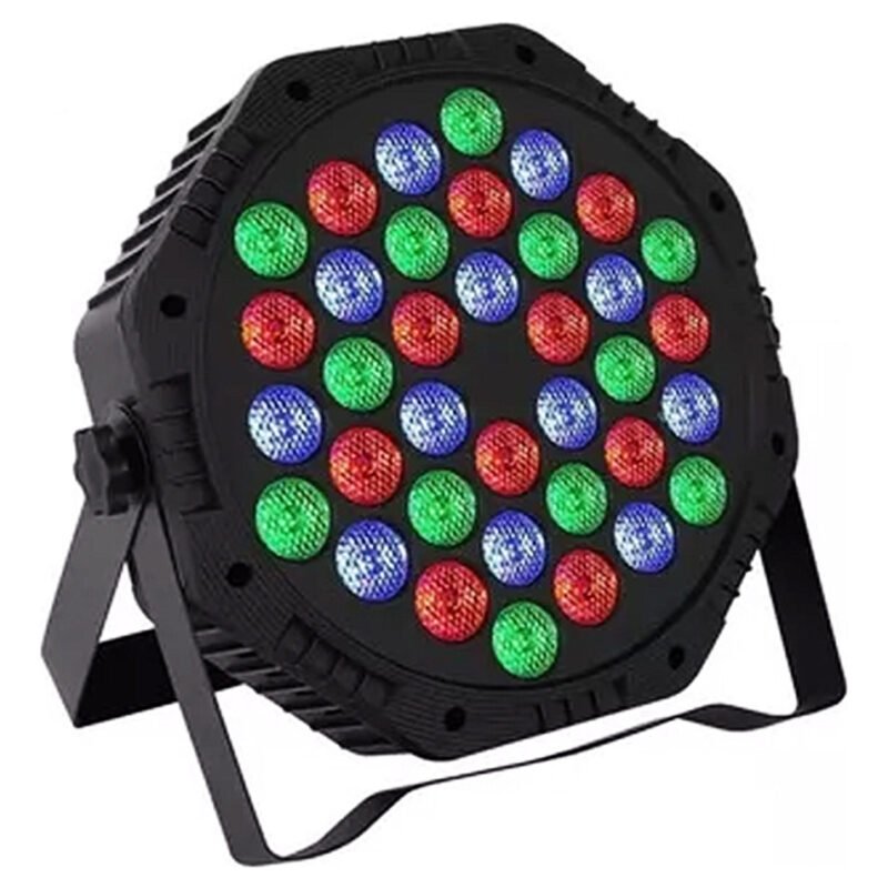 Foco Tacho Luces Rgb Fiesta Escenario Modos Varios 36 Led