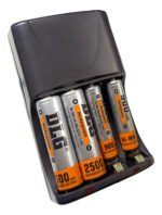 Cargador Pared Para Pilas Recargables Aa Y Aaa Hasta 4 Pilas