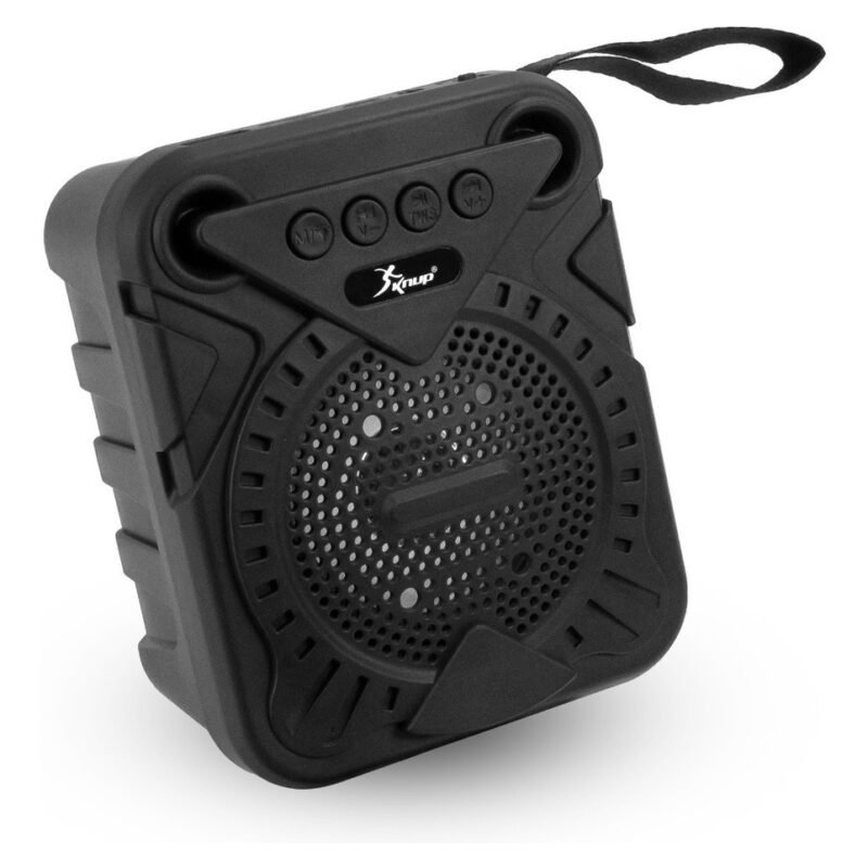 Parlante Portátil Inalámbrico Luz Bluetooth Radio Leds Usb