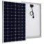 Panel Solar Fotovoltaico 150w Con Diodo Regulador 12v 24v Plateado