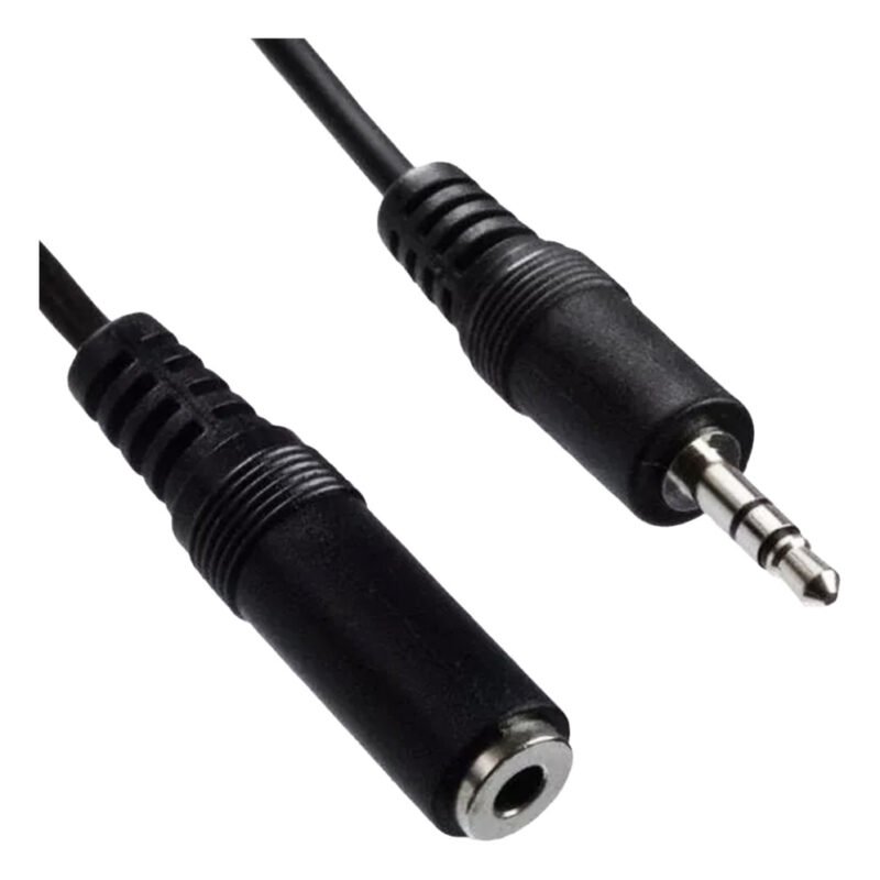 Cable Adaptador Diop Sp18 Spica 1.8m Negro Mini Jack