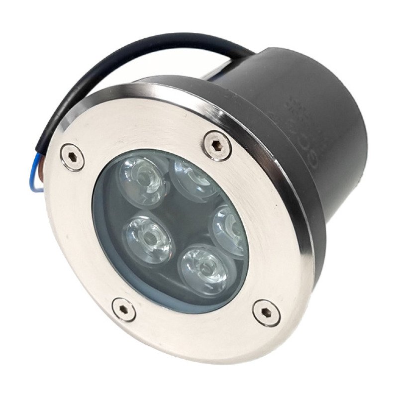 Aplique Piso Embutir Foco Led Luz Fría 5w