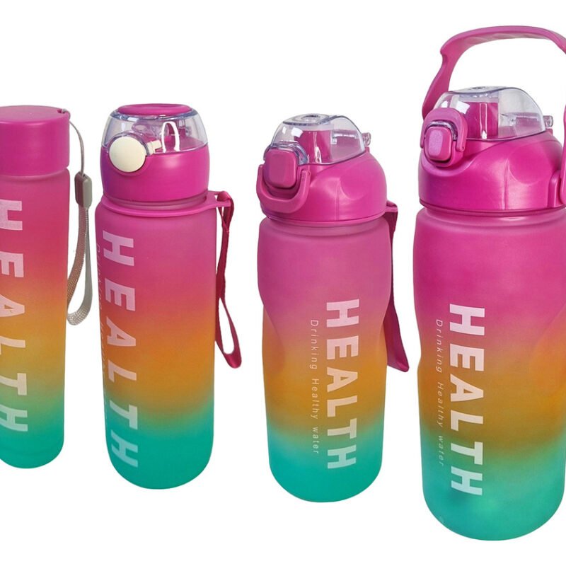 Combo Kit Set De 4 Botellas Deportivas Varios Tamaños Combo 4