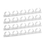 Pack 20 Soportes Adhesivos Para Condimentos Y Frascos Blanco