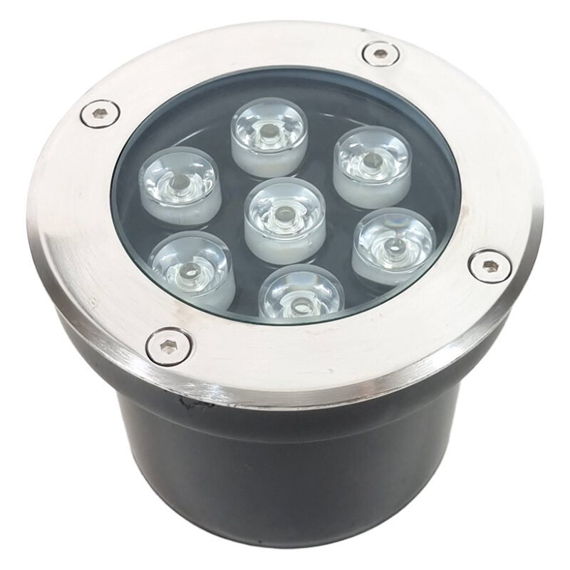 Lámpara Aplique Piso Embutir Foco Led Luz Cálida 7w