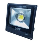 Foco Reflector Led 30w Ip65 Exterior Jardin Patio Negro Blanco Frío