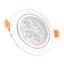 Spot Aplique Led Embutir Techo Aro Plateado 5w Plateado