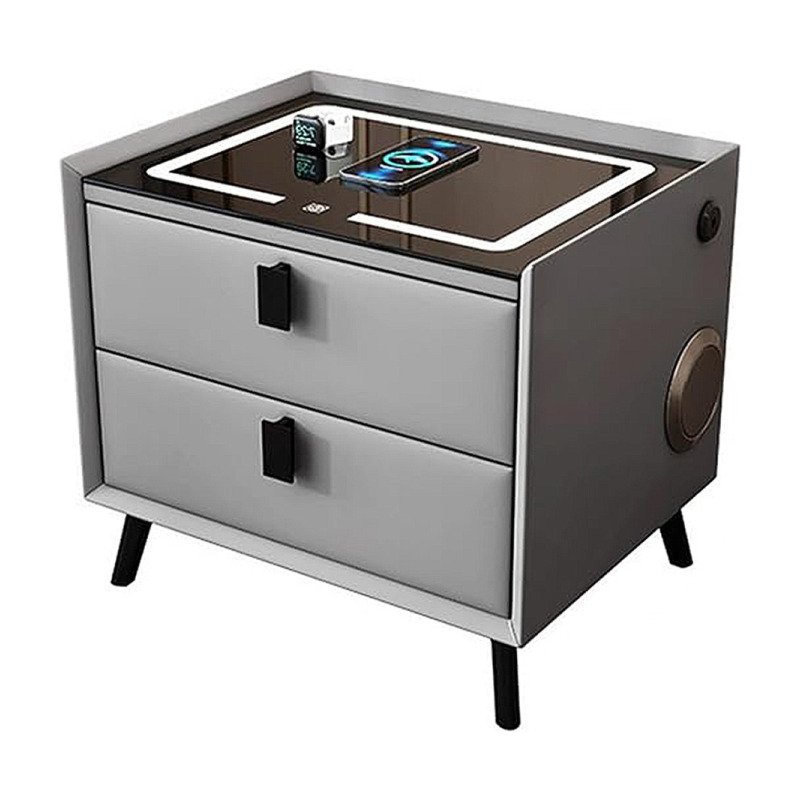 Mesa De Luz Inteligente Smart Base De Carga Parlante Bt