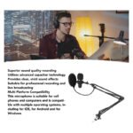 Kit Microfono Estudio Condensador Profesional Con Brazo Color Negro - Imagen 10