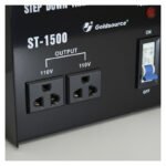 Transformador Goldsource St 220v A 110v 1500w 2 Enchufes - Imagen 5
