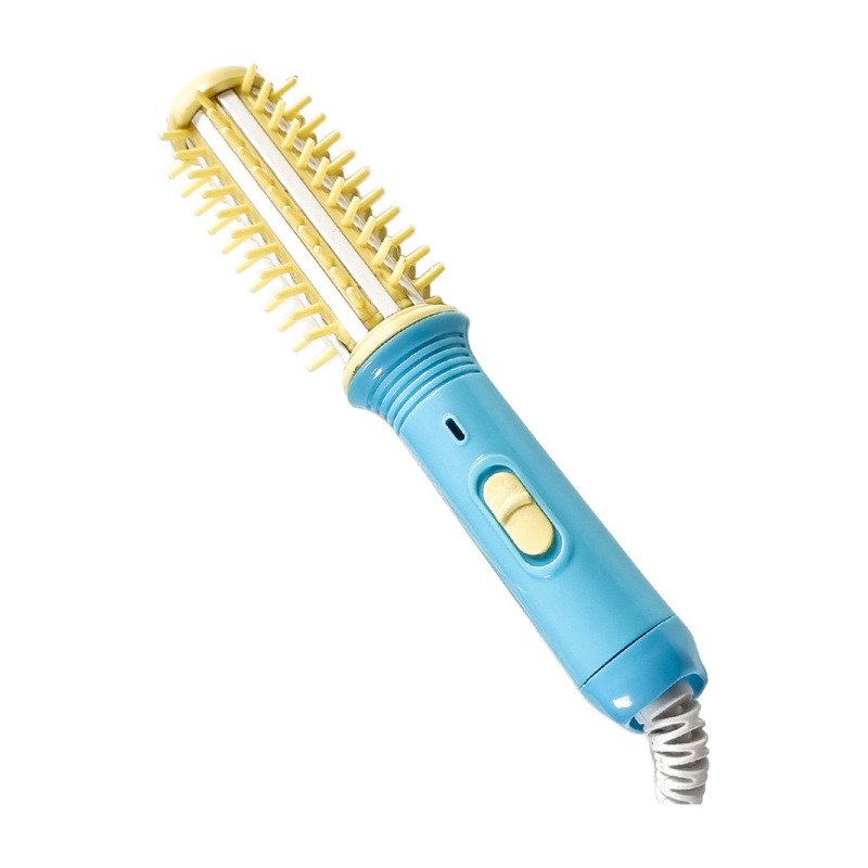 Mini Cepillo Eléctrico Rizador Secador 2 En 1