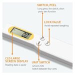 Cuchara Balanza Cocina Digital Precisión Led Pila Incluída Blanco - Imagen 5