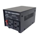 Transformador 220v A 110v Hasta 200w 2 Enchufes Metálico