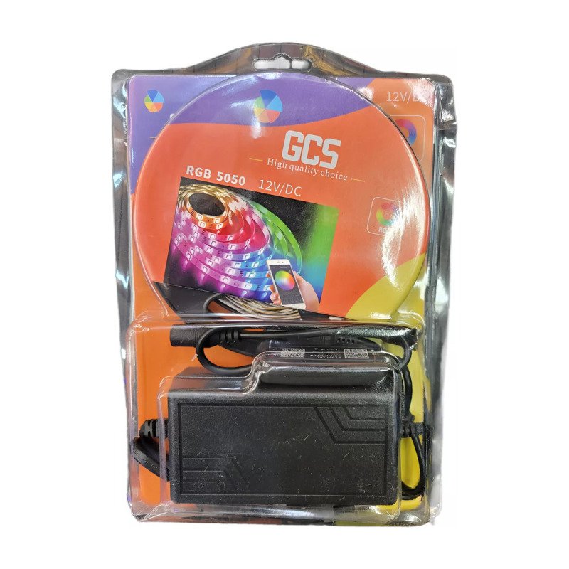 Cinta Led Rgb 5050 5mts Con Fuente Y App