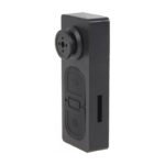 Botón Con Mini Cámara Espía Oculta Seguridad Espionaje Negro