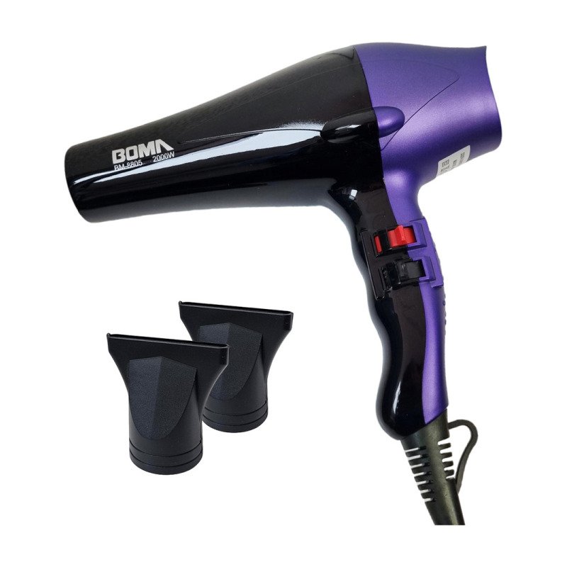 Secador De Pelo Boma Bm-8805 2000w 2 Velocidades Aire Frío