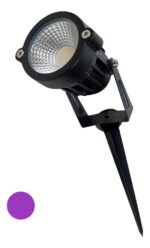Pincho Foco Reflector Led Estaca Jardín Patio 7w Colores - Imagen 11