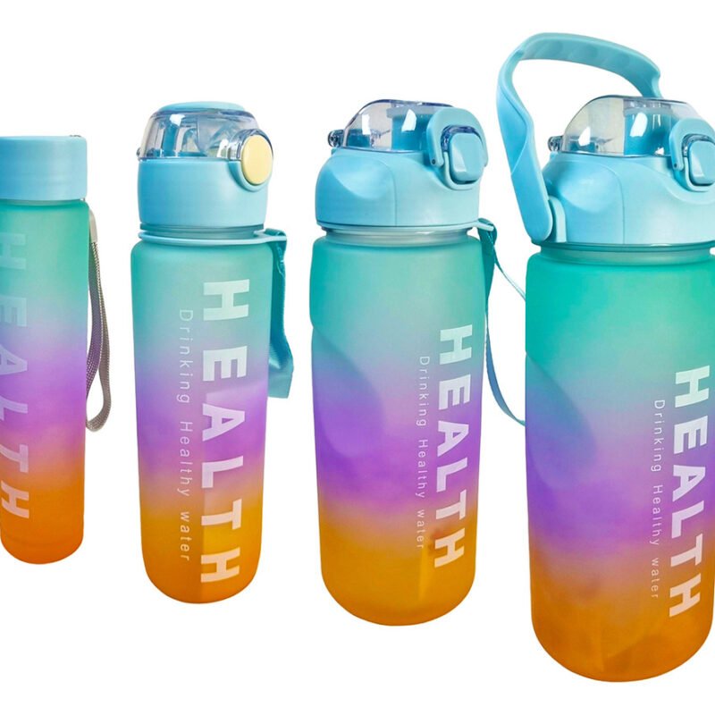 Combo Kit Set De 4 Botellas Deportivas Varios Tamaños Combo 2