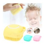 Cepillo De Baño Para Mascotas, Dispensador De Champú Para Perros Y Gatos, Color Verde - Imagen 8