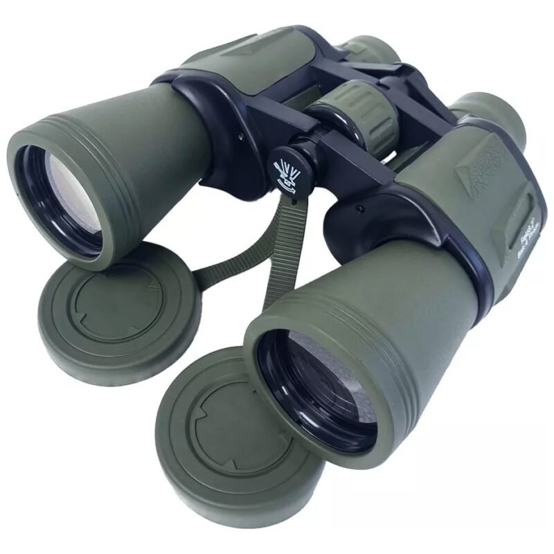 Binoculares 20x50 Verde Militar Con Estuche