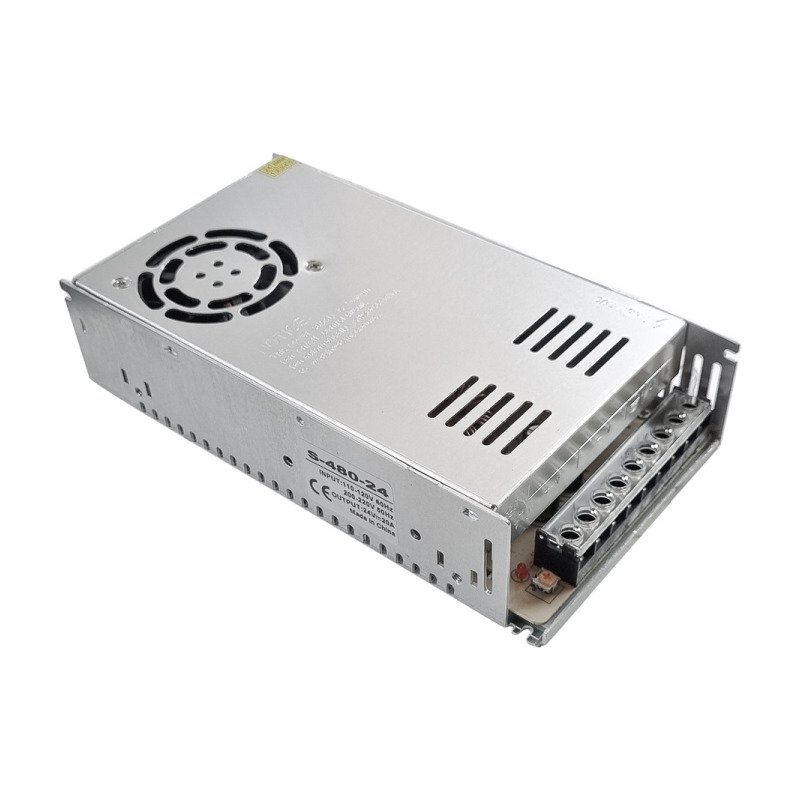 Fuente 24v 20 Amp Metálica Switching 480w