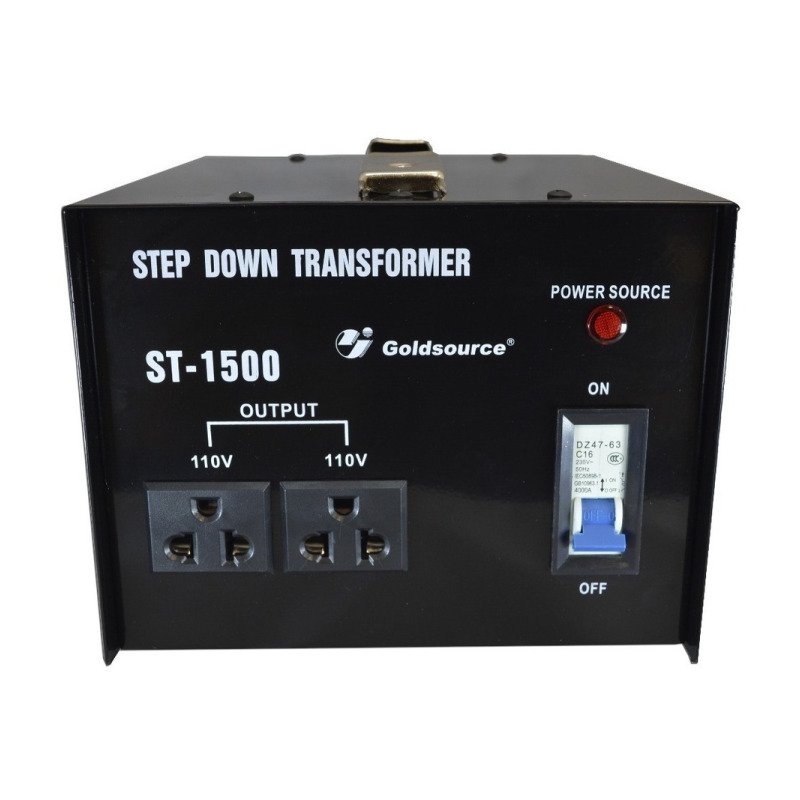 Transformador Goldsource 220v - 110v 1500w - St.