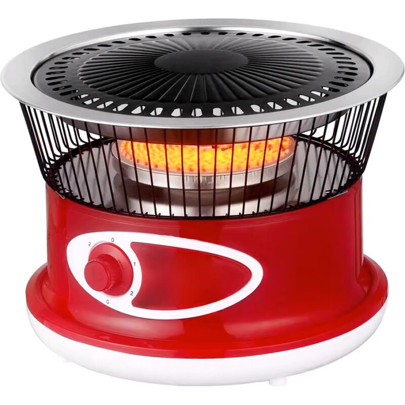 Mini Asador Cocina Parrilla Portátil Eléctrica Potencia