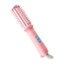 Mini Cepillo Eléctrico Rizador Secador 2 En 1 Rosa