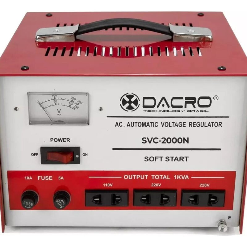 Regulador De Voltaje Tensiómetro 220v - 110v 2000w Mecánico