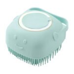 Cepillo De Baño Para Mascotas, Dispensador De Champú Para Perros Y Gatos, Color Verde - Imagen 3