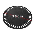 Mini Asador Cocina Parrilla Portátil Eléctrica Potencia Rojo - Imagen 8