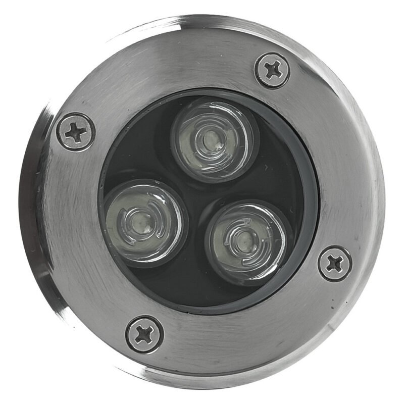 Aplique Piso Embutir Foco Led Luz Fría 3w