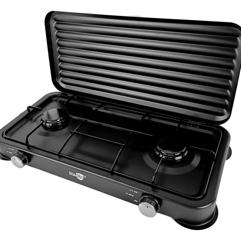 Anafe Cocina Cocinilla Gas 2 Hornallas Negro Starlux