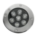 Aplique Piso Embutir Foco Led Luz Fría 7w