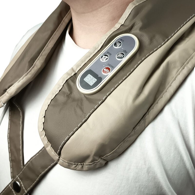 Masajeador Cervical Eléctrico Espalda Cuello Hombro Portátil