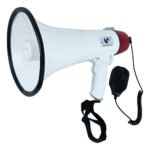 Megáfono Sirena Microfono Recargable 25w Alcance 1000m