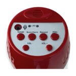 Megáfono Sirena Microfono Recargable 25w Alcance 1000m Blanco - Imagen 2