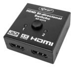 Switch Splitter Hdmi Bidireccional 4k Full Hd Color Negro