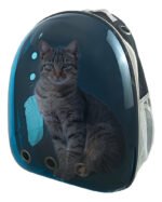 Mochila Cápsula Polarizado Azul Portátil Mascota Perro Gato